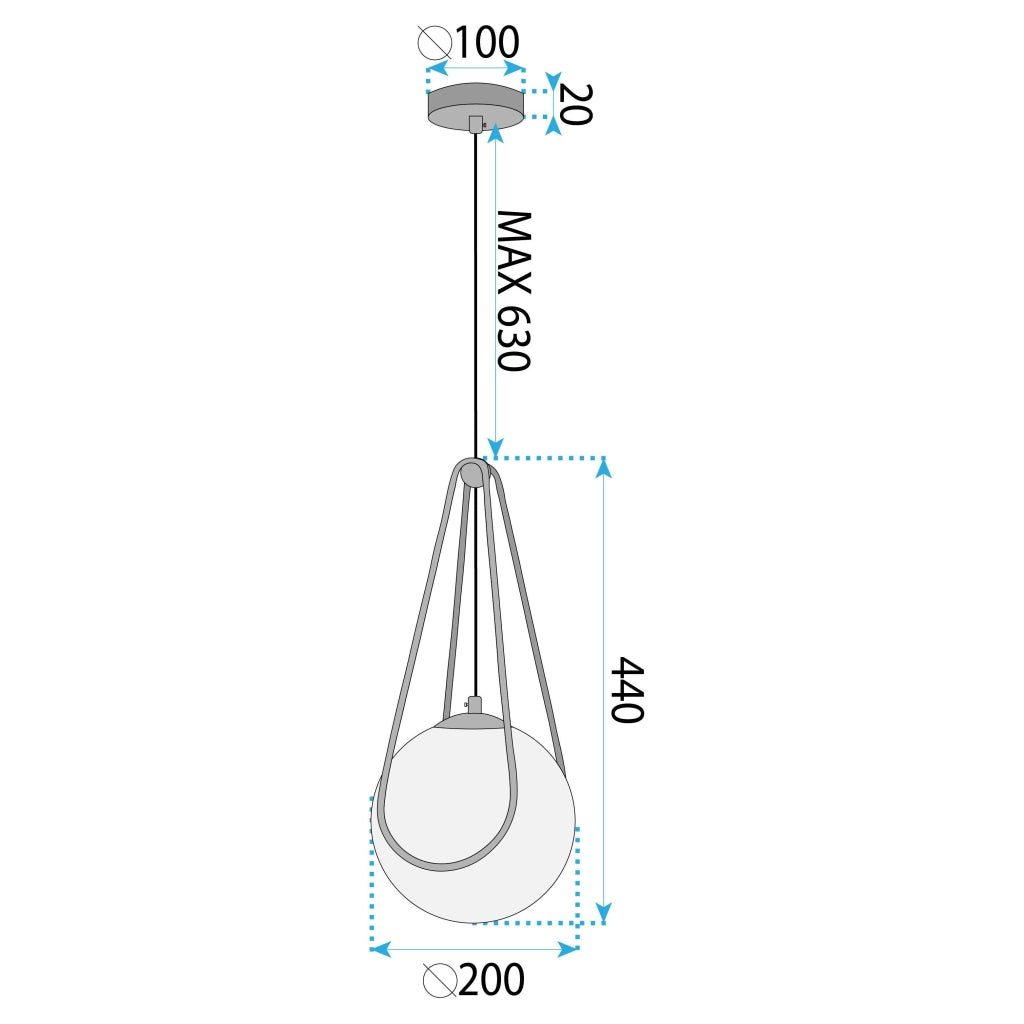 Lampada Da Soffitto APP1793-1CP 20cm Gold