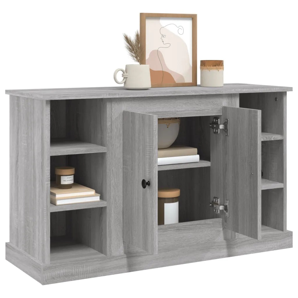Credenza-Buffet-Armadio da cucina Grigio Sonoma 100x35,5x60 cm in Legno Multistrato