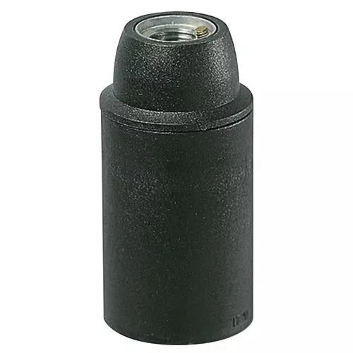 PORTALAMPADA E14 M10X1 CM/LISC NERO