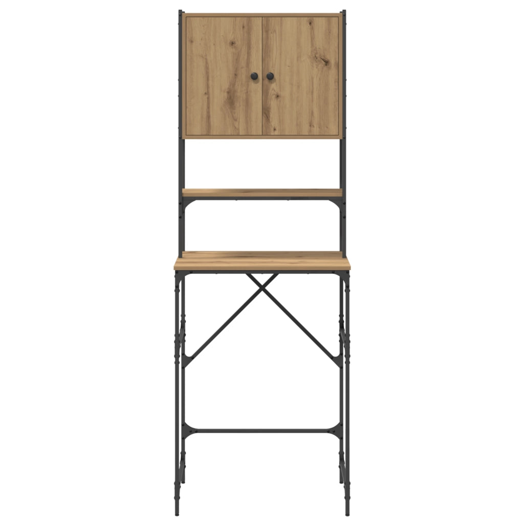 Mobile per Lavatrice Rovere Artigianale 68x48,5x194 cm