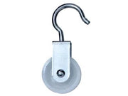 CARRUCOLE CON GANCIO RUOTA NYLON- - ø mm.50x15 - 24 pezzi