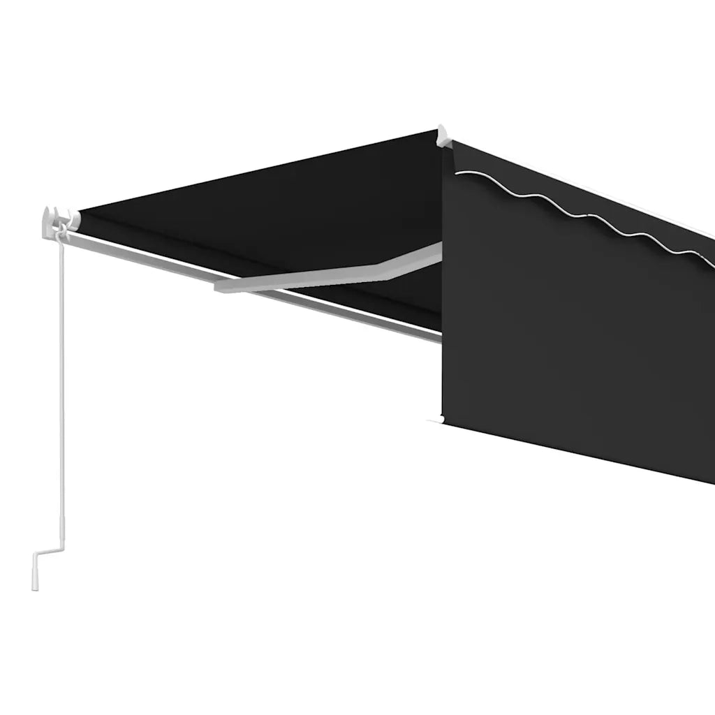 Tenda retrattile Antracite 5 x 3 m Poliestere 3069339