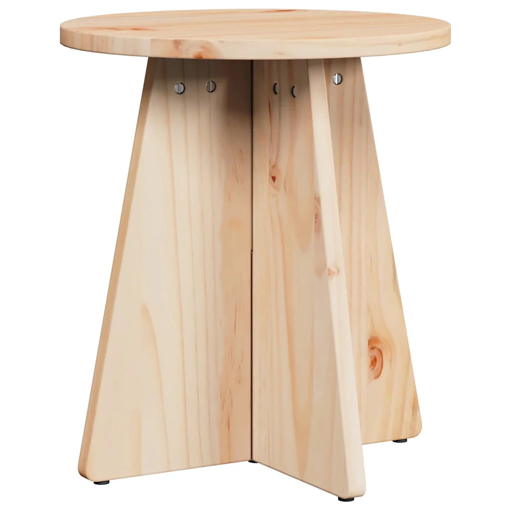 vidaXL Tavolino da salotto 3 pcs Naturale 49 x 49 x 30 cm