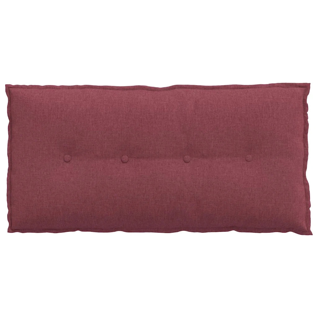 Cuscino per Schiena | Cuscino dorsale Rosso Vino 100 x 19 x 50 cm Tessuto