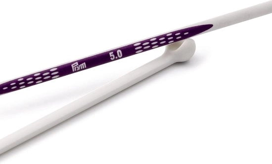 Punta da ago unifunzionale ergonomico 5mm - adatto per un uso prolungato - 1 pezzo - Bianco - 30cm
