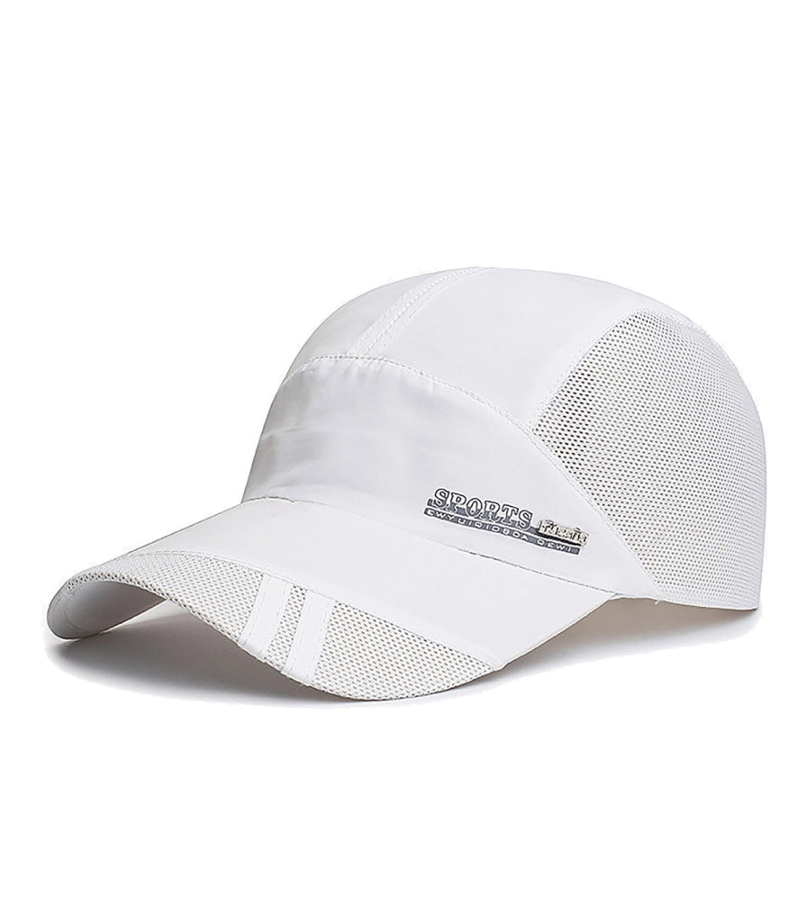 CAPPELLINO - VISIERA LUNGA MODERNA | Asciugatura Rapida Unisex | Visiera 3D con Rete | Ventilato, Ultra Leggero, Regolabile