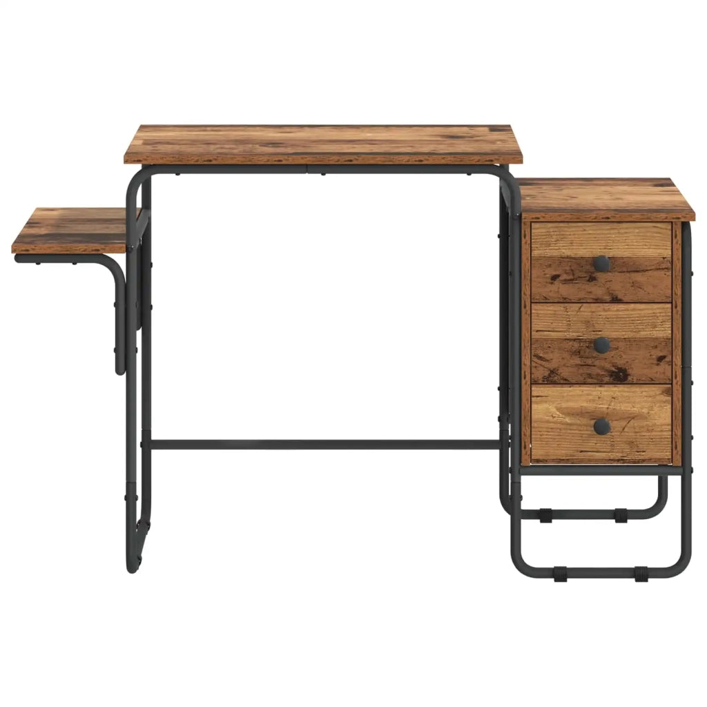 Scrivania con Spazio di Archiviazione Legno di quercia 8008000