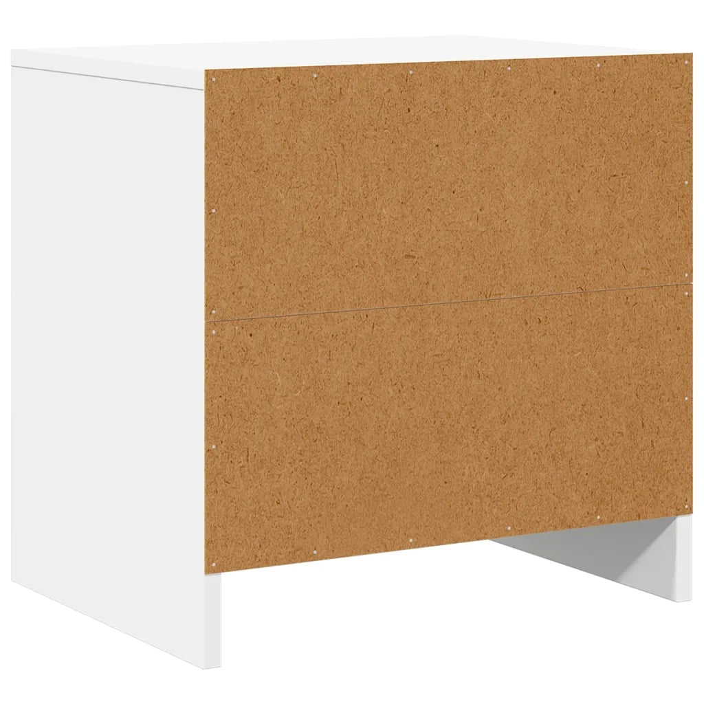 Comodini 2 pz Bianchi 45x34x44,5 cm in Truciolato cod mxl 30463