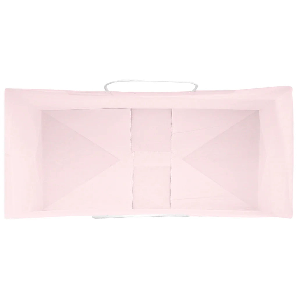 Sacchetti di Carta 50 pz con Manici Rosa 26x12x35 cm 4101660