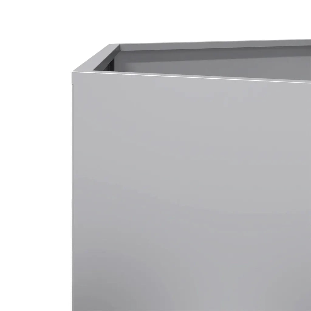 Fioriera da Giardino Esagono 104x90x45 cm in Acciaio Zincato 851134