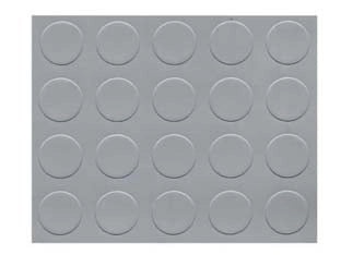 PAVIMENTO PVC BOLLE H.100 GRIGIO MT.25 - 1 pezzi XTRA