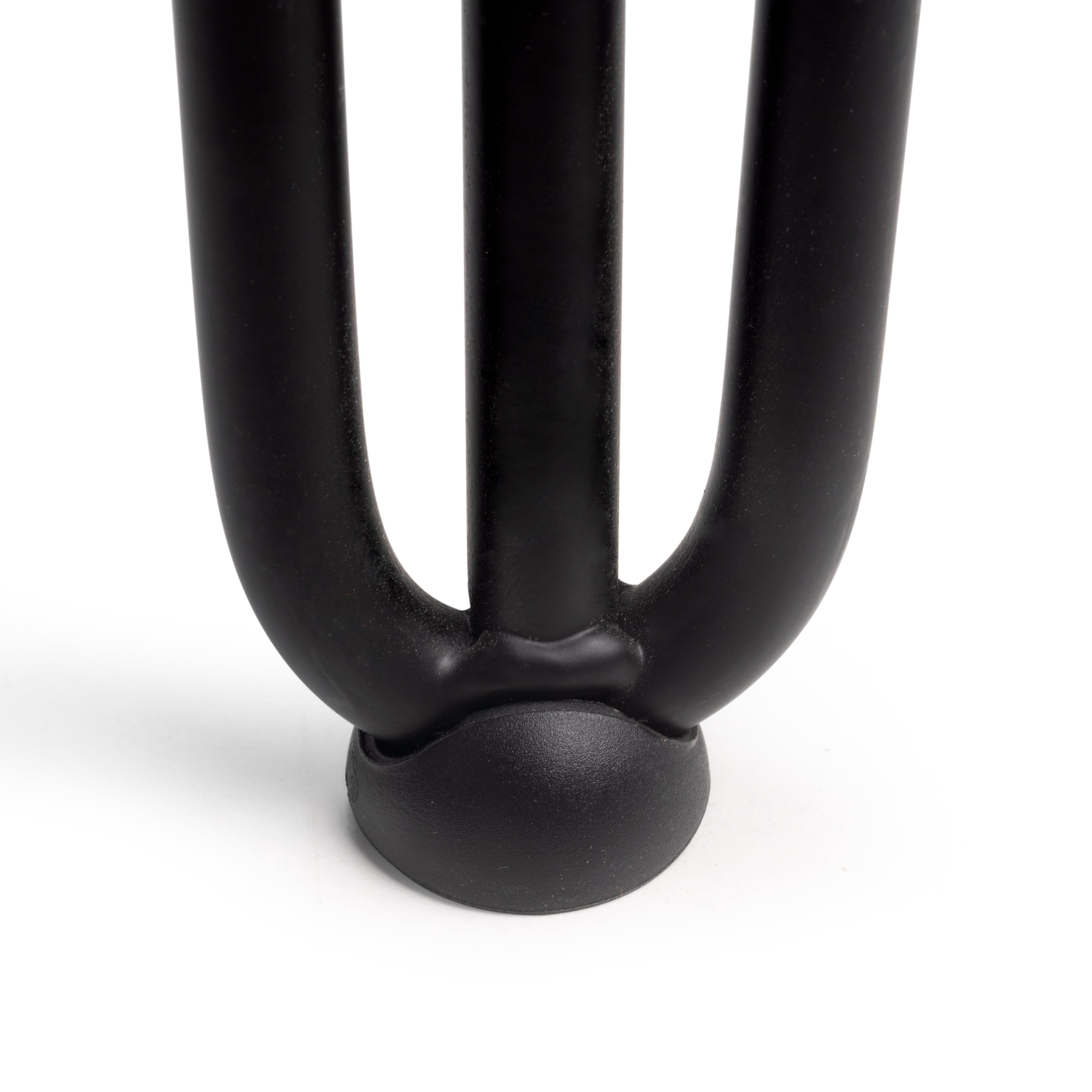 Set di Gambe Hairpin di 3 Bastoncini per Tavolo H710 Verniciato Nero Acciaio Emuca