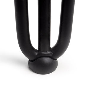 Set di Gambe Hairpin di 3 Bastoncini per Tavolo H710 Verniciato Nero Acciaio Emuca
