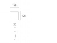 Lampada Segna Passo da Esterno a LED 3W 3000K Sovil Marrone
