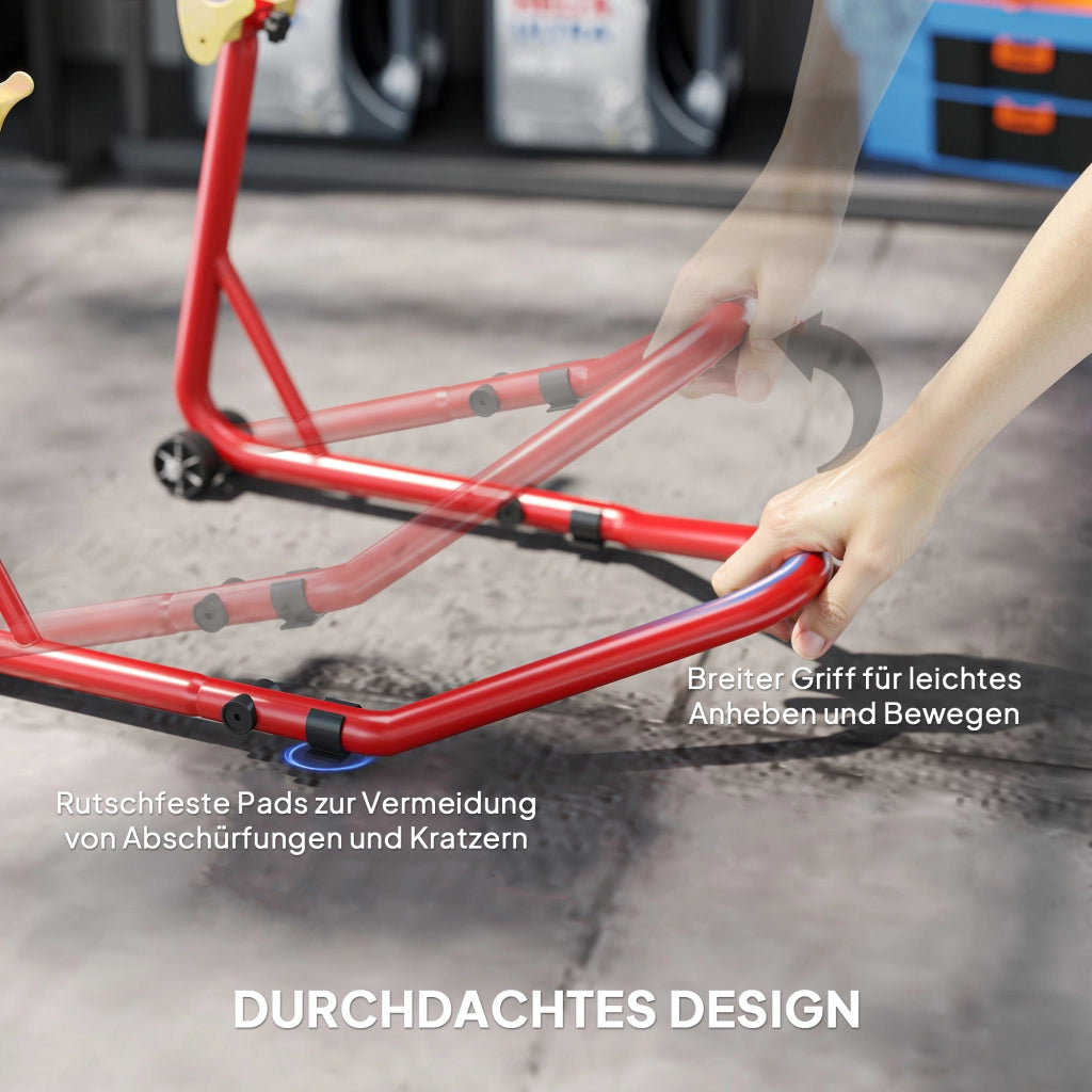 Cavalletto Moto ¨C zephmum ¨C Rosso Acciaio 544kg