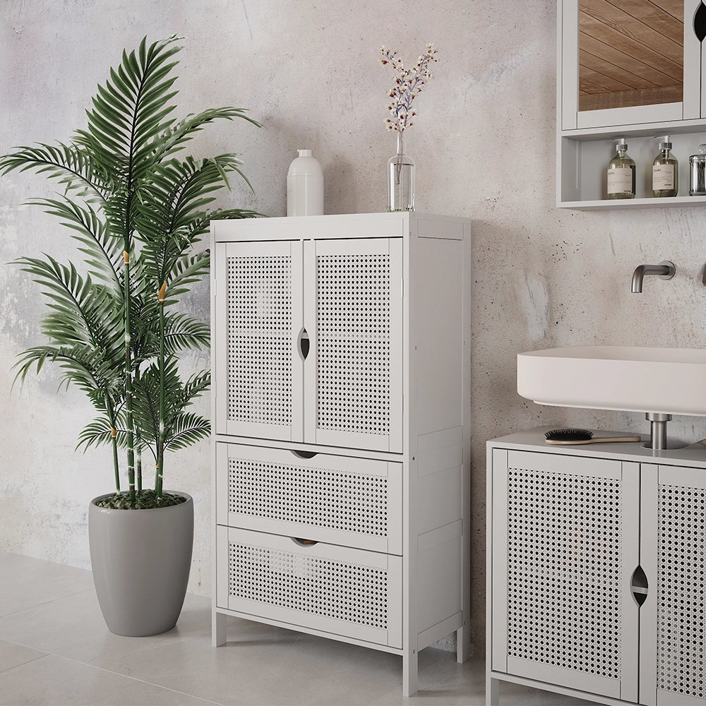 Mobiletto bagno Liora Bianco 60 x 110 cm Vicco
