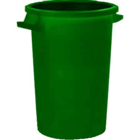 BIDONE PER RIFIUTI VERDE 100 lt - Ø 47,5x66.5h