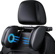 Sostegno per bambini e adulti, schiuma di poliuretano morbido, supporto cervicale retrattile e rimovibile, sedile auto, cuscino per bambini e adulti per il sostegno laterale, regolabile da 0 a 180 gradi, supporto cervicale, auto per dormire (nero)