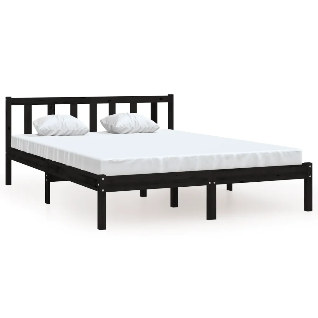 Giroletto Legno Massello Nero 135x190 cm 4FT6 Double cod mxl 63102