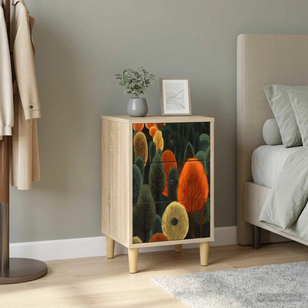 Armadio da Notte ZAANDAM Rovere Sonoma 36 x 33 x 60 cm 8007291