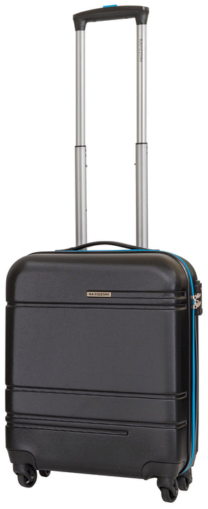 Set 3 Valigie Trolley Rigide in ABS 4 Ruote TSA Ravizzoni Sangria Nere