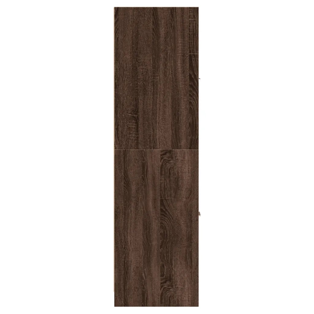 Armadietto da Farmacia Rovere Marrone 30x41x144,5 cm Truciolato