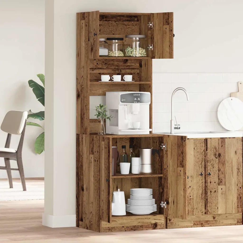 Credenza da cucina 2 pcs Legno vecchio 60 x 50 x 180 cm 3365555