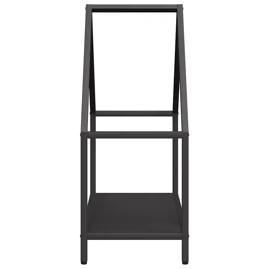 Rastrelliera per Legna da Ardere Nera 60x25x60 cm CFW2427784