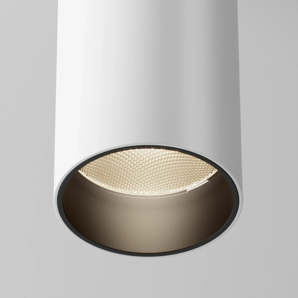 Maytoni Lampada da soffitto moderna FOCUS LED 1 luce LED integrato bianco metallo
