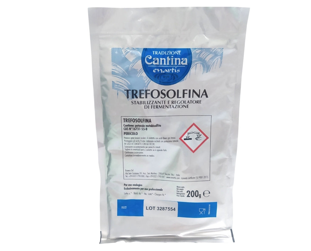STABILIZZANTE E REGOLATORE DELLA FERMENTAZIONE 'TREFOSOLFINA' 100 gr