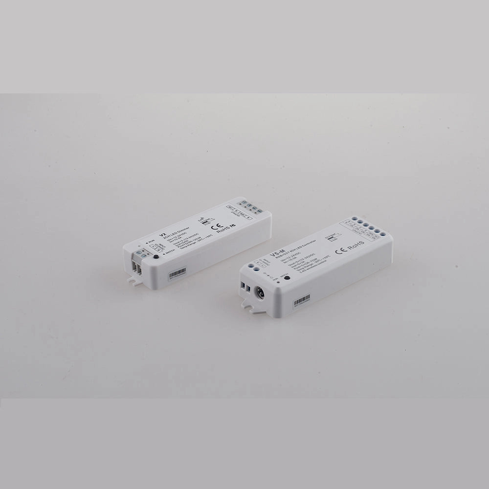 RICEVITORE BLUETOOTH E RF2,4G INPUT 15.5A 12-24V OUTPUT 5CH;3A E CH - 5X(36-72)W 11,4X3,8X2CM