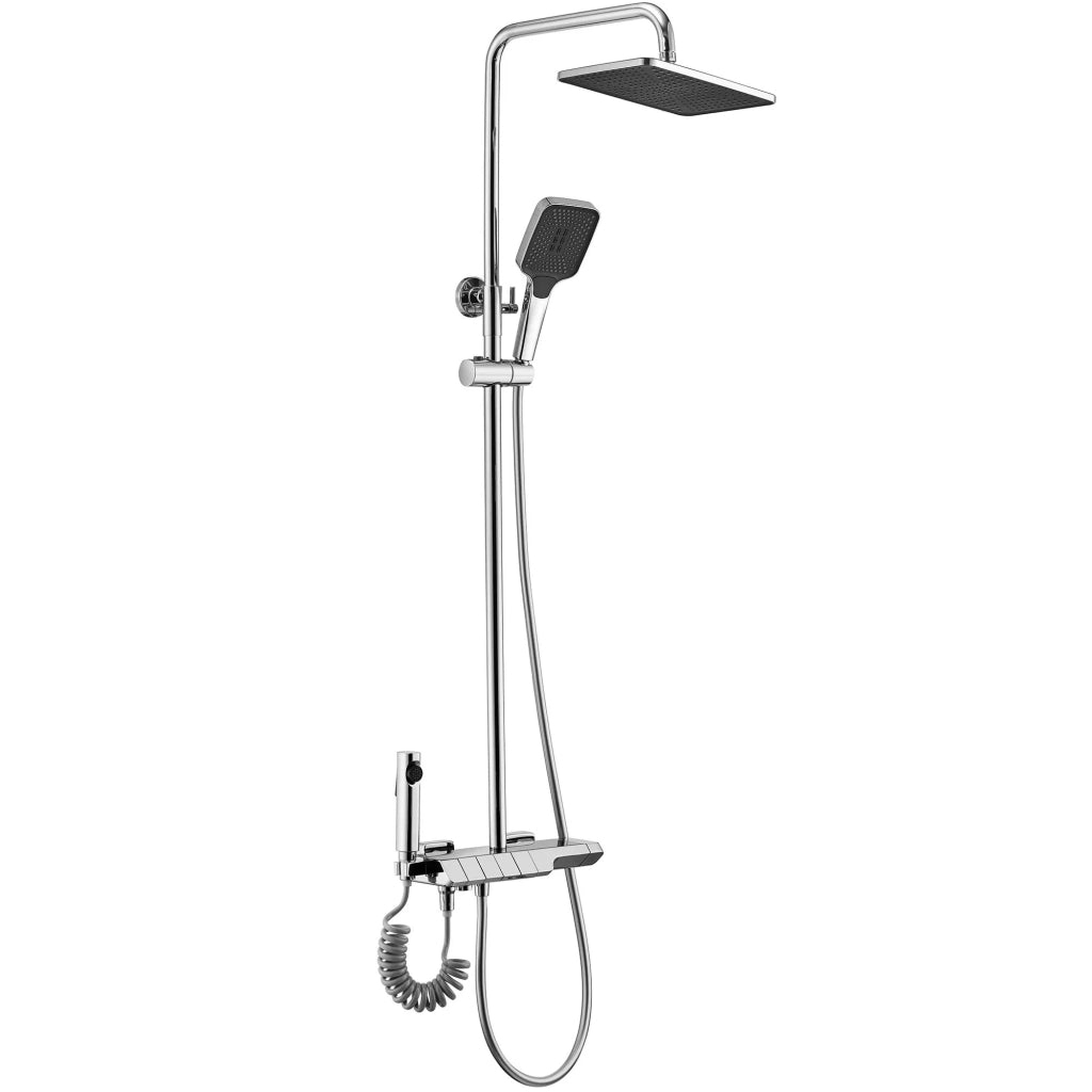 Set Doccia Con Termostato Rea Rob Chrome