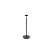 Zafferano Lampada a led da tavolo Swap Pro ricaricabile e dimmerabile nera - 2200-2700-3000K - 9h massima potenza