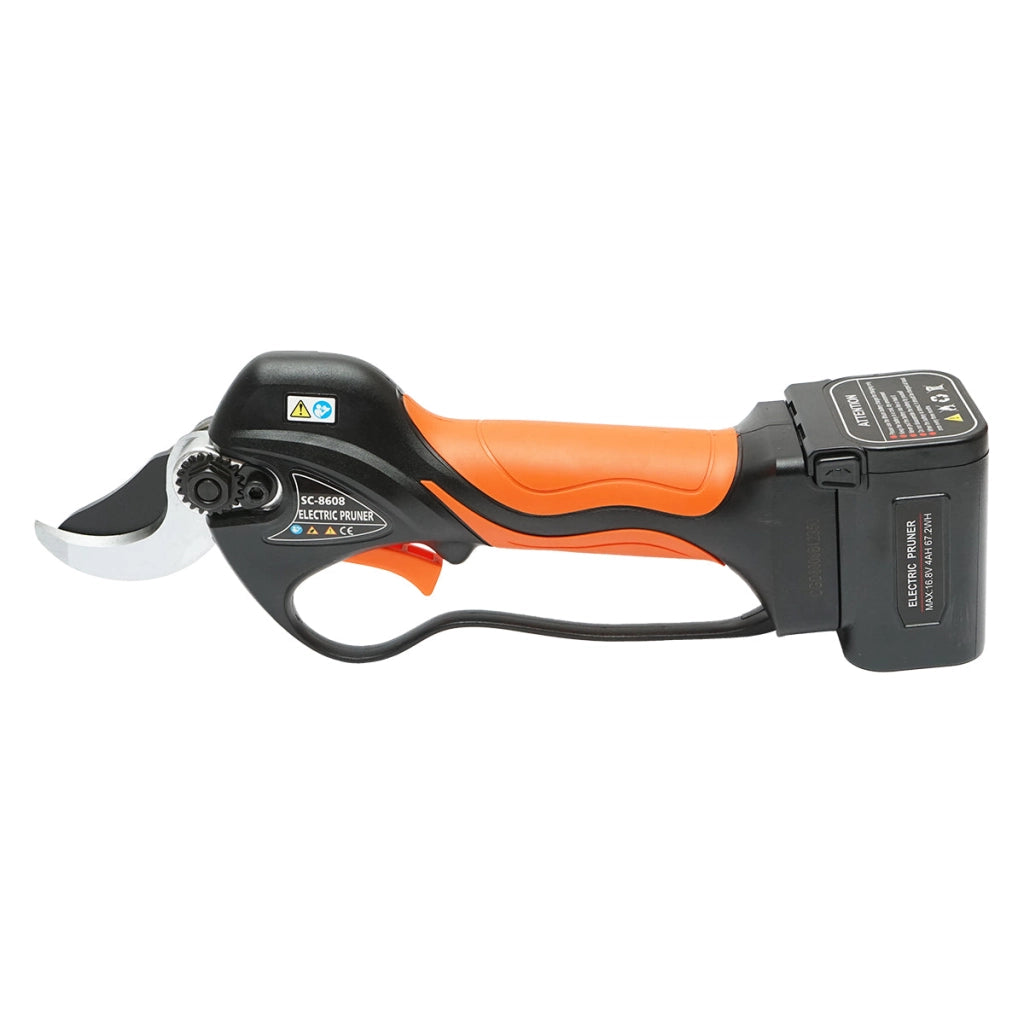 Forbici da giardino elettriche da 900 W con 2 batterie agli ioni di litio da 16,8 V, diametro 0-32 mm