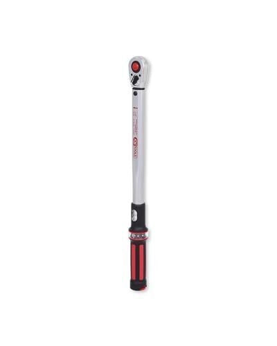 KS TOOLS 516.6542 ERGOTORQUE Chiave dinamometrica 1-2 pollice con testa a cricco reversibile 40-200 Nm colore Rosso