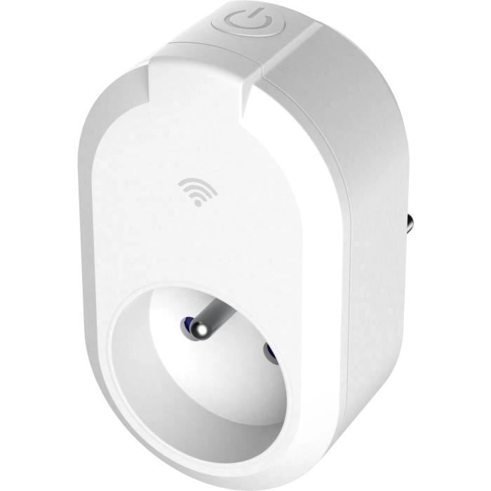 Set di 2 prese collegate - LINK2HOME - 230 V - Bianco