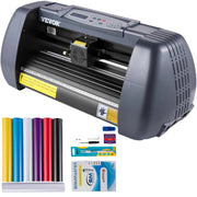 Plotter da Taglio per Vinile 375 mm, Macchina da Taglio Digitale con Display LCD e Software, per Fai da Te Vinile Carta e Decalcomanie