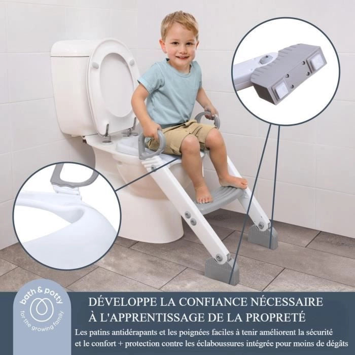 Riduttore WC - DREAMBABY - STEP-UP - Sedile vasino - 2 livelli regolabili - Acqua