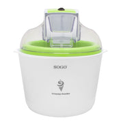 Macchina per gelato e sorbetti fatta in casa, capacità 1,5L, cestello alluminio rimovibile, 12W cucina - SOGO