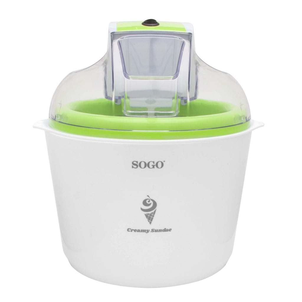 Macchina per gelato e sorbetti fatta in casa, capacità 1,5L, cestello alluminio rimovibile, 12W cucina - SOGO