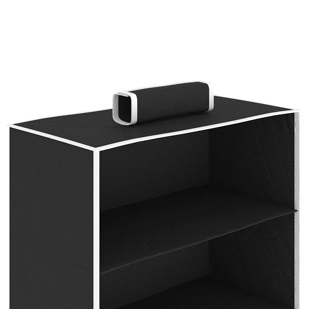 Organizer per Armadio da Appendere 2 pz con 10 Ripiani Tessuto 288327