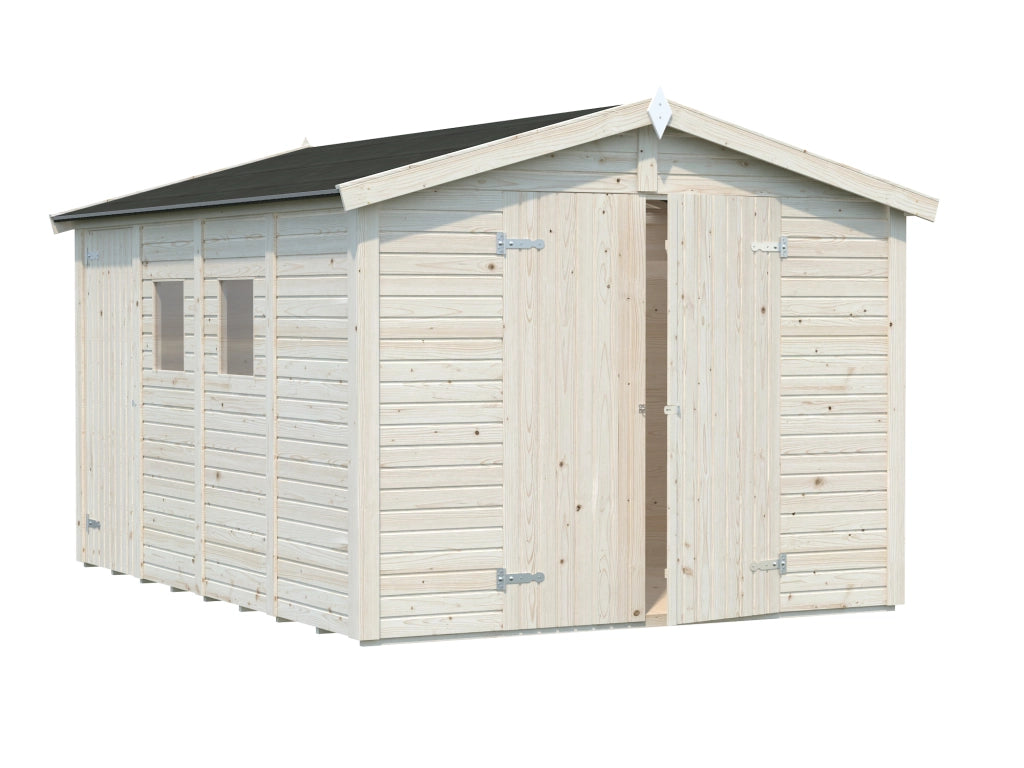 Casetta in legno non trattato Dan C 273X370