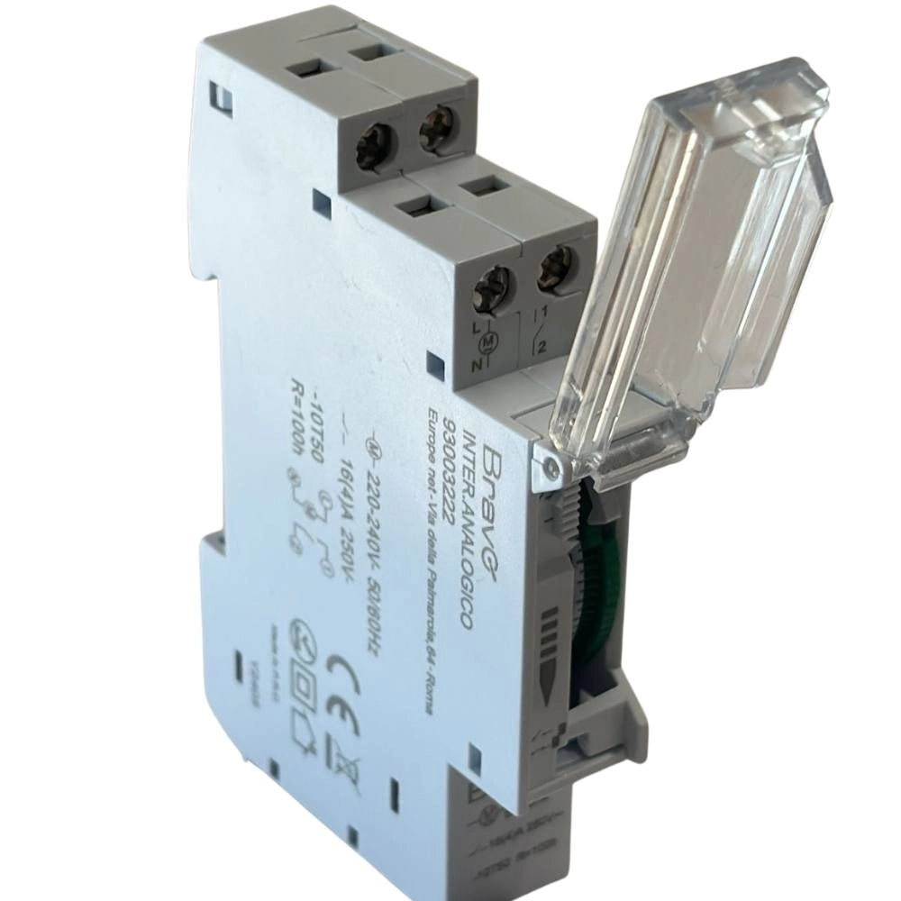 Interruttore orario analogico bravo 93003222 per guida din