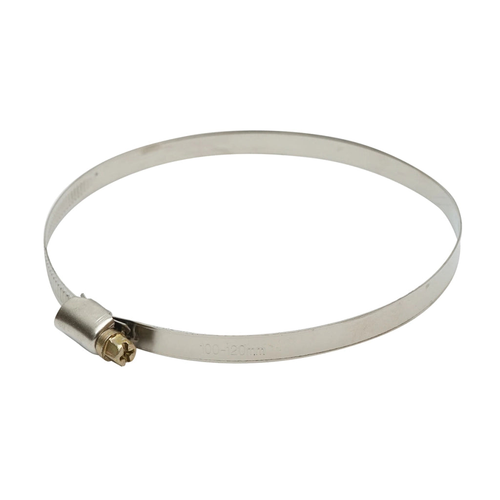 Collare per tubo in acciaio inox regolabile, 100-120A