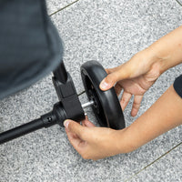 Passeggino per Bambini fino a 15 Kg 87x50x103 cm Chiusura con una Mano Blu e Nero