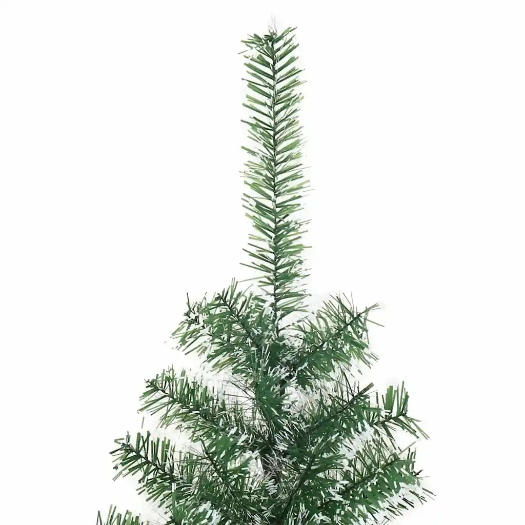 Albero di Natale Artificiale Imbiancato con Luci LED 150 cm