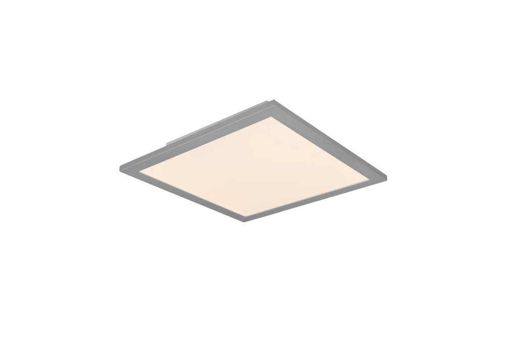 Plafoniera quadrata LED 13W 3000K argento RL Alpha