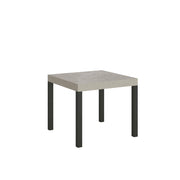 Tavolo Allungabile 90-246x90x77 cm Everyday Cashmere Gambe Antracite