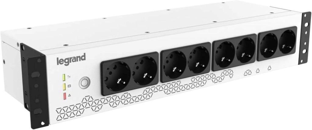 UPS-KEOR PDU 800VA 8 SCH: Gruppo di Continuità da Rack con PDU, Bianco, Rack