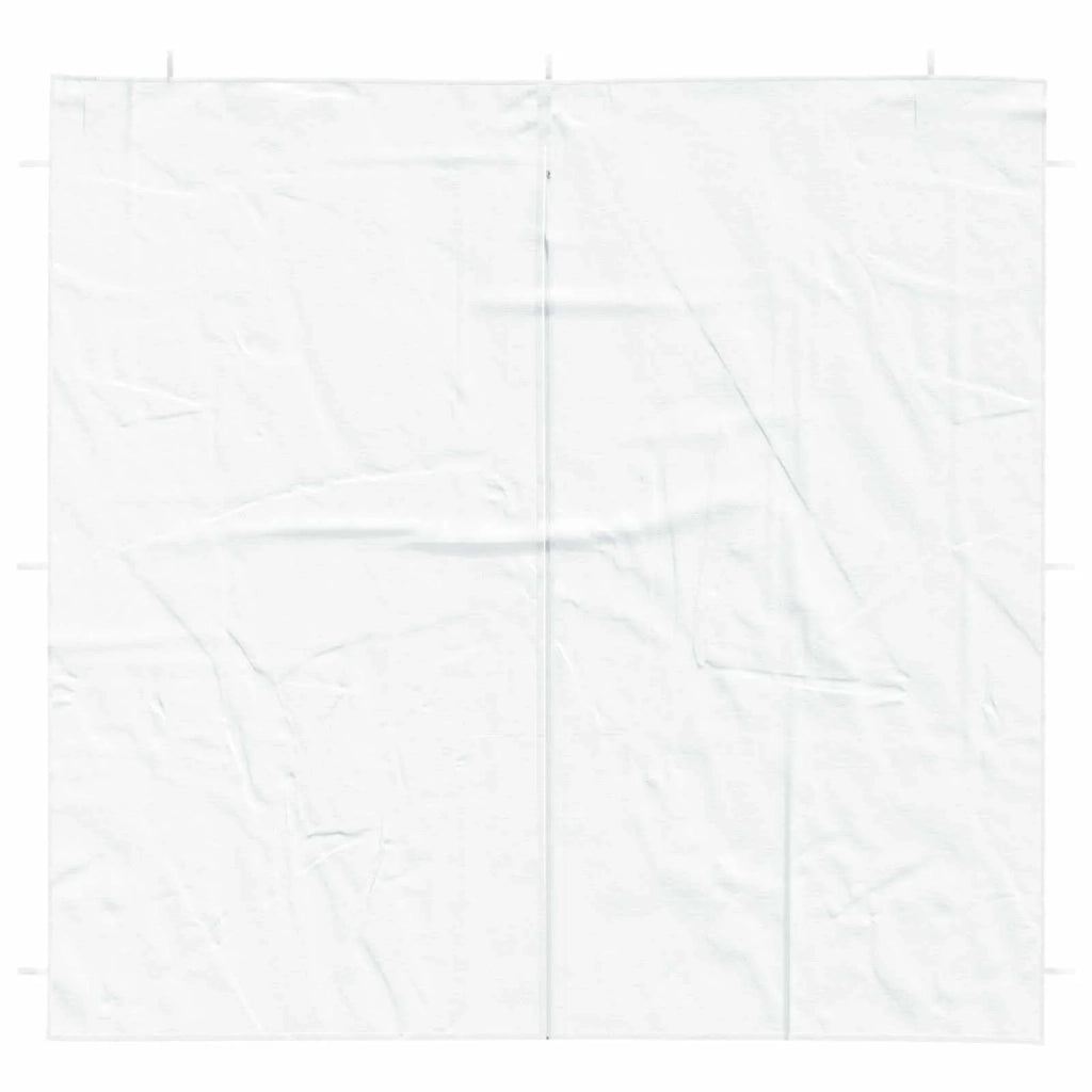 Parete per tenda da festa 2 pcs Bianco 200 x 195 cm